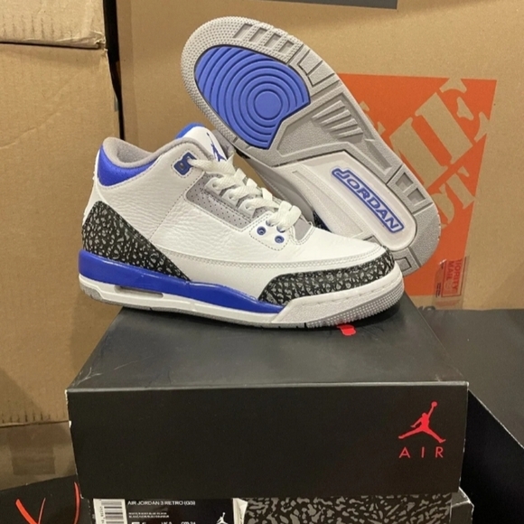 Jordan 3 Racer Blue - Picture 1 of 2